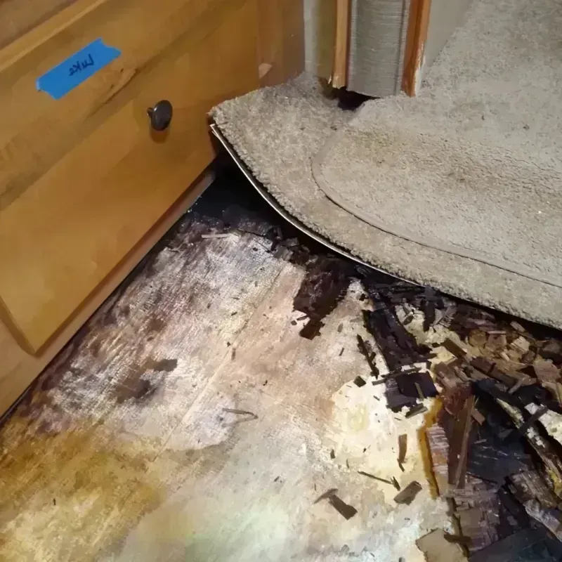 Wood Floor Water Damage in Allentown, PA